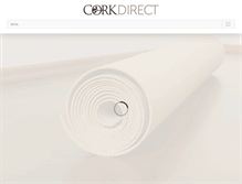 Tablet Screenshot of corkdirect.com